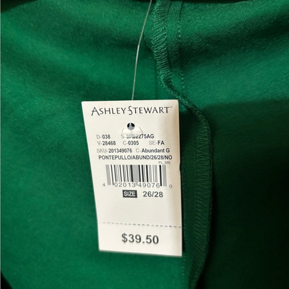 Ashley Stewart By 26 International - Vibrant Green Thick Legging Pants - Picture 6 of 9